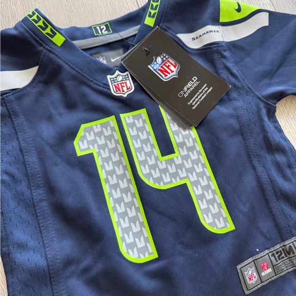 Nike NFL Seattle Seahawks #14 DK Metcalf Jersey 12 Months - Picture 4 of 4